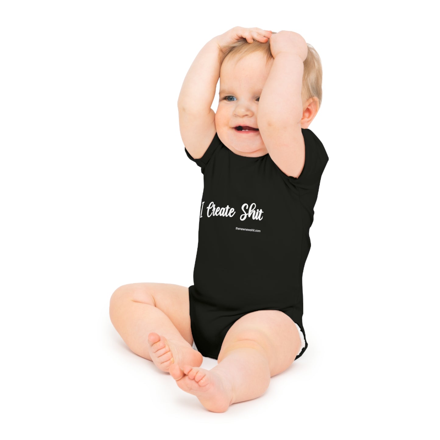 I Create Shit - Baby Short Sleeve Bodysuit